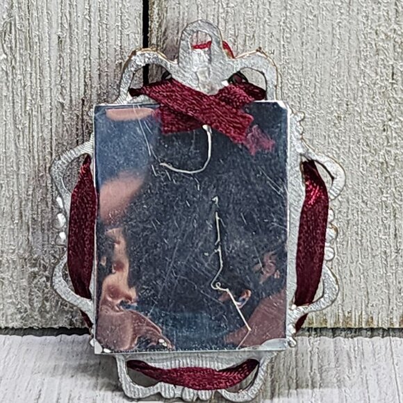 Vintage Dollhouse Miniature Victorian Mirror Hurricane Lamp Black Telephone SET - Picture 3 of 13